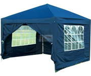 Blue gazebo